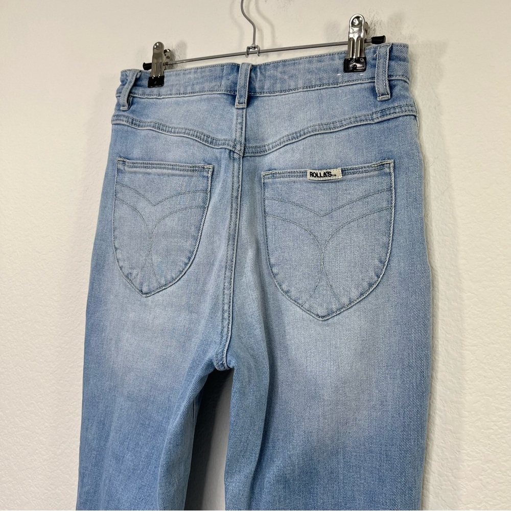 ROLLA'S Women’s Duster’s Bluebird Crop Bootcut Jeans size 27 - Picture 6 of 10